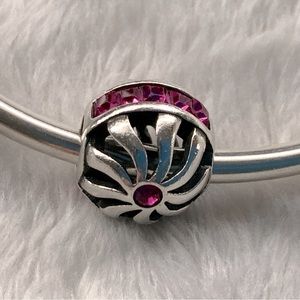 Chamilia Sterling & Fuchsia Swarovski Blaze Charm